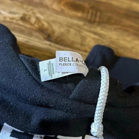 Be Better. Be Different. Drawstring Hoodie/Sweatshirt Black Color / Adult Size L - Picture 3 of 3